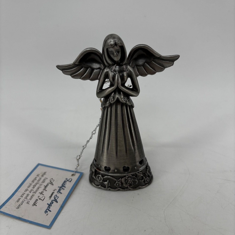 Ganz Faithful Angels Angel of Faith Pewter Tone Metal Figurine ER49544